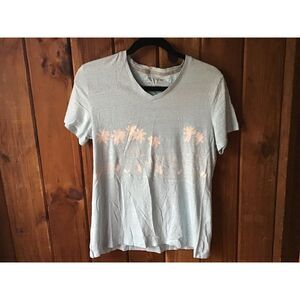 Reel Legends Graphic T Shirt Size M South Beach FL Blue Short Sleeve